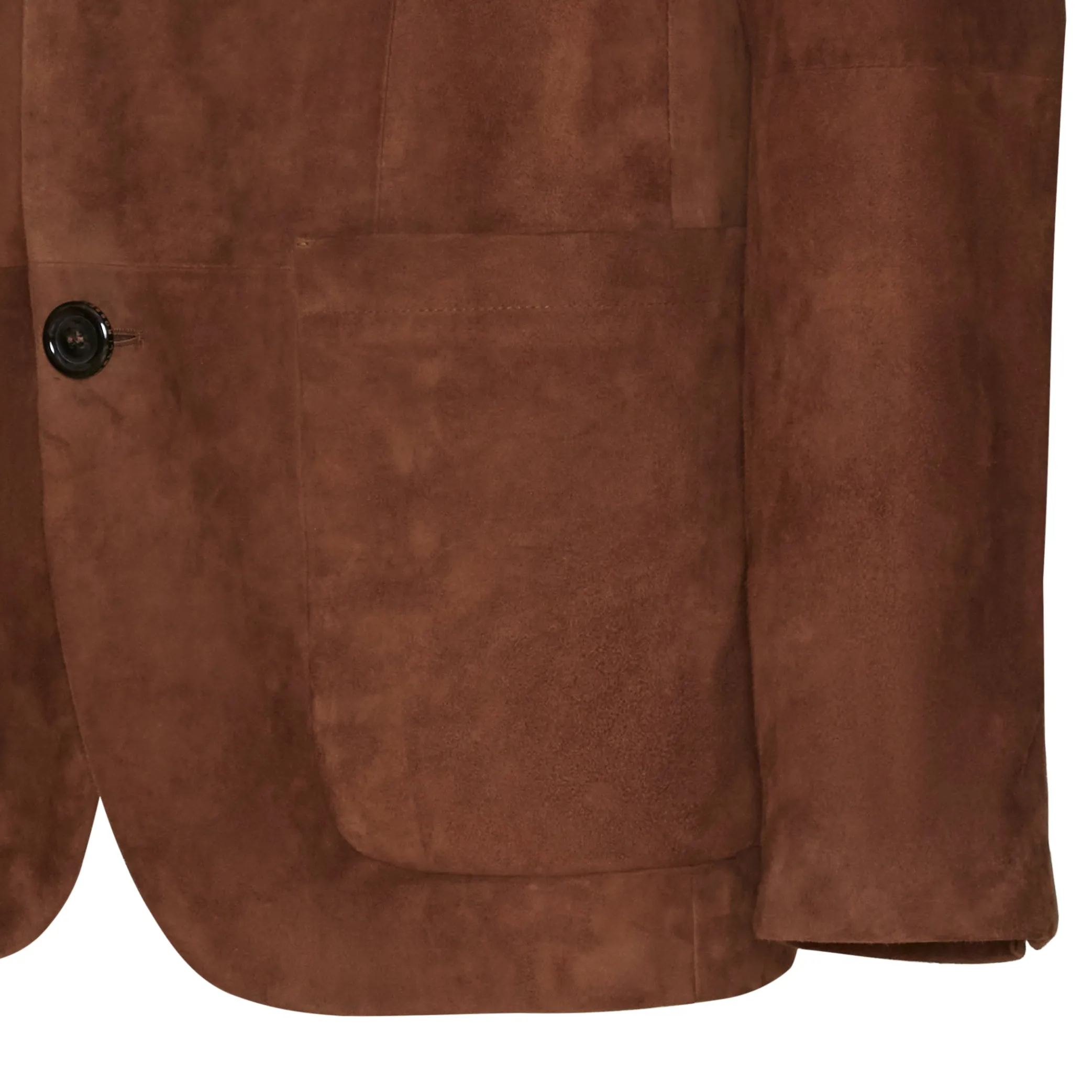 Clearance Bark-brown Suede Blazer | Herren KLEIDUNG