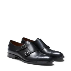 Outlet Leather Double-buckle Derby Shoe | Herren TIMELESS ELEGANCE|SCHNÜRSCHUHE