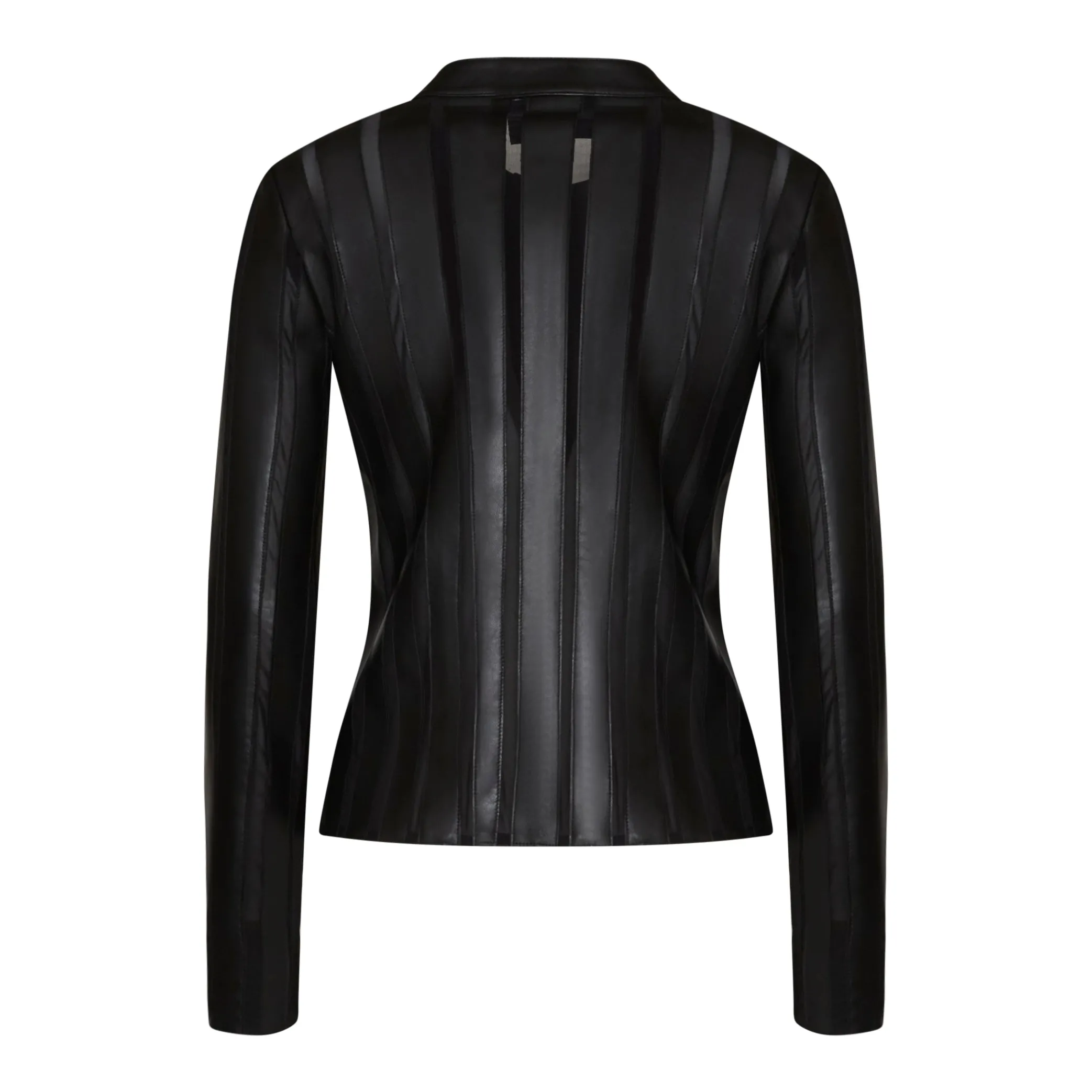 Outlet Nappa Leather And Organza Jacket | Damen KLEIDUNG