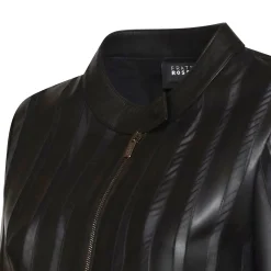 Outlet Nappa Leather And Organza Jacket | Damen KLEIDUNG