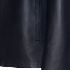 Sale Blue Nappa Leather Jacket | Herren KLEIDUNG