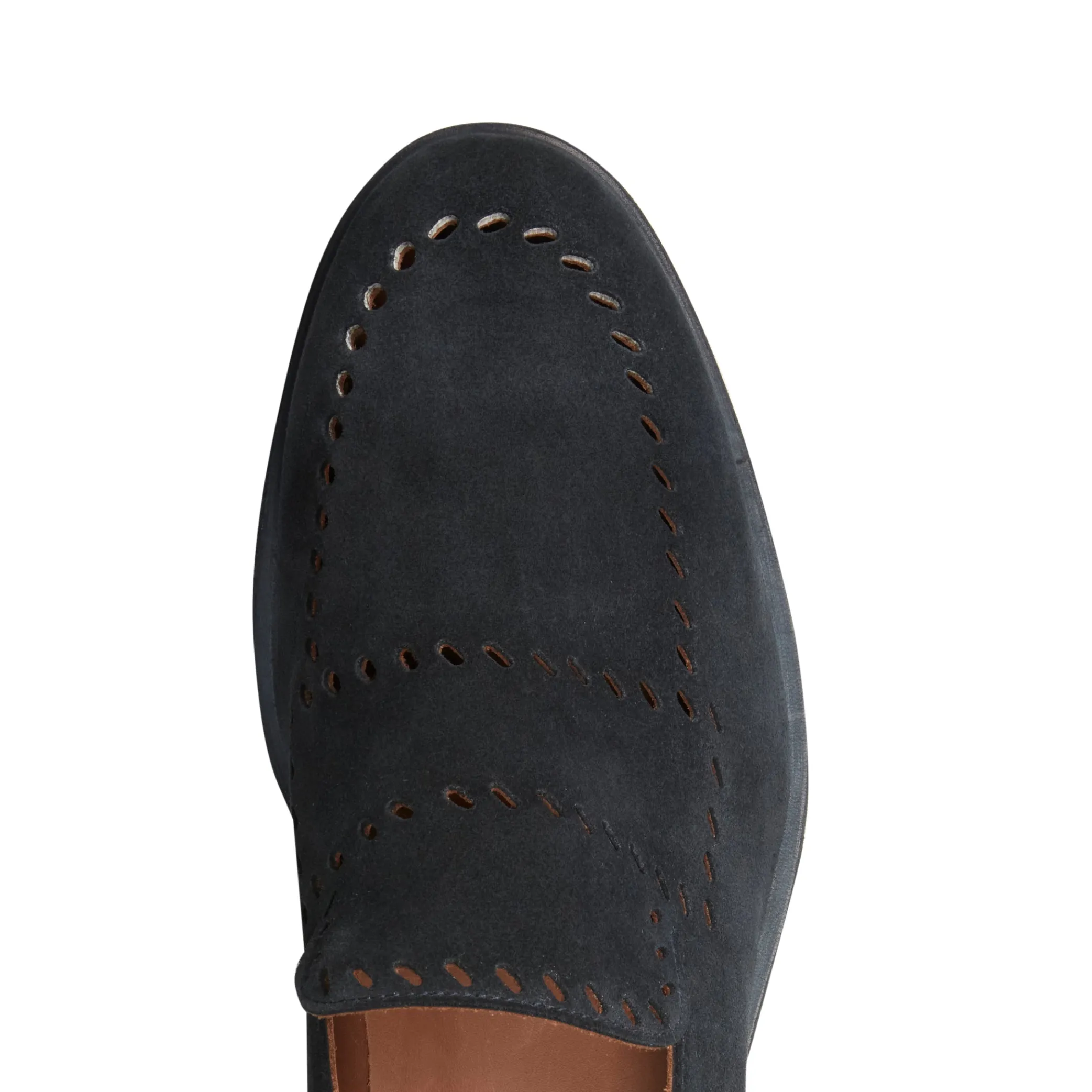 Discount Blue Woven Suede Slippers | Herren RELAXED MOOD|SLIP-ON