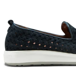 Best Sale Blue Woven Suede Sneaker | Herren SLIP-ON|ALLE SCHUHE