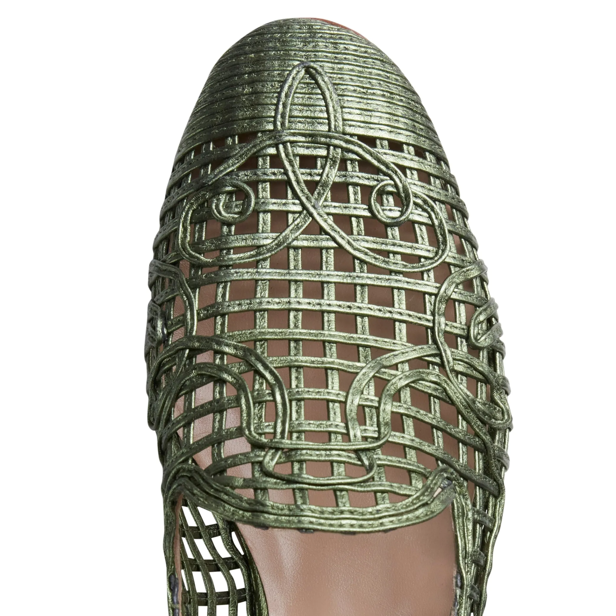 Clearance Green Woven Slipper | Damen ALLE SCHUHE|GARDEN PARTY