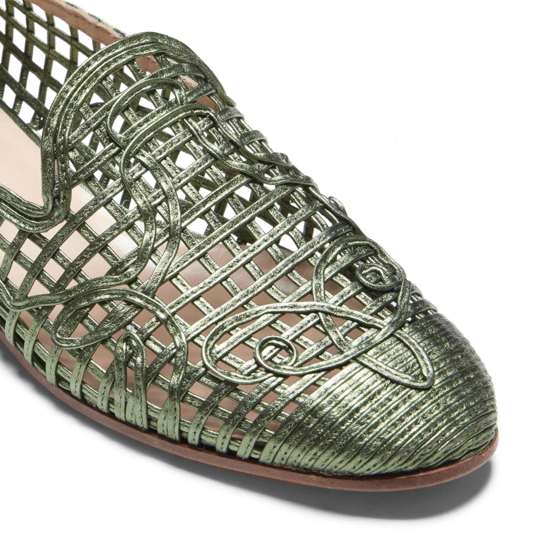 Clearance Green Woven Slipper | Damen ALLE SCHUHE|GARDEN PARTY