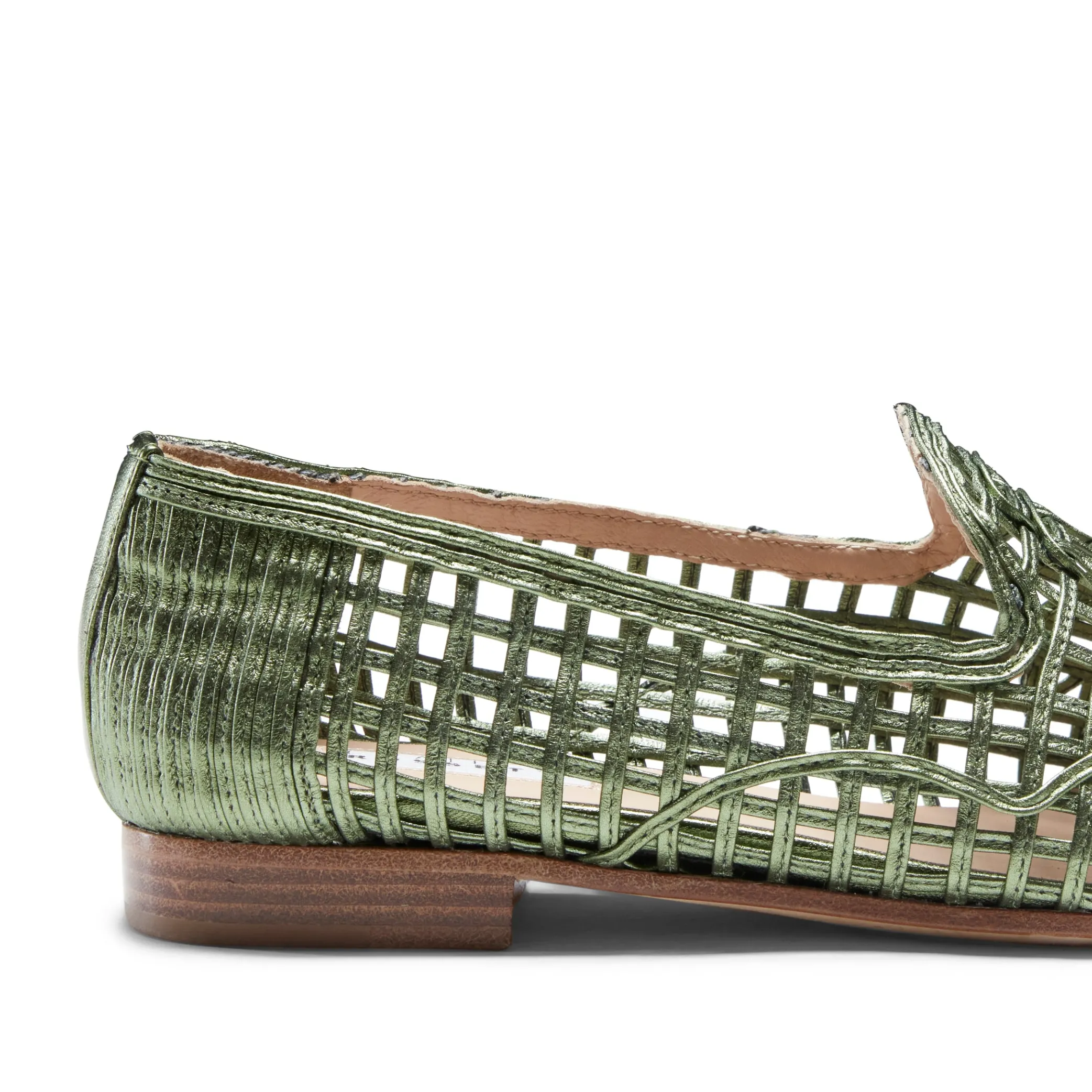 Clearance Green Woven Slipper | Damen ALLE SCHUHE|GARDEN PARTY
