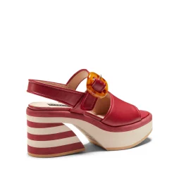 Clearance Leather Wedge Sandal | Damen SANDALEN