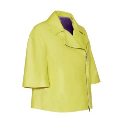 Clearance Lime Green Nappa Cape | Damen KLEIDUNG