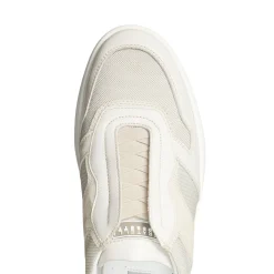 Sale Milk-white Leather And Fabric Sneaker | Herren SNEAKERS|ALLE SCHUHE