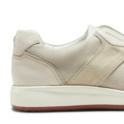 Sale Milk-white Leather And Fabric Sneaker | Herren SNEAKERS|ALLE SCHUHE