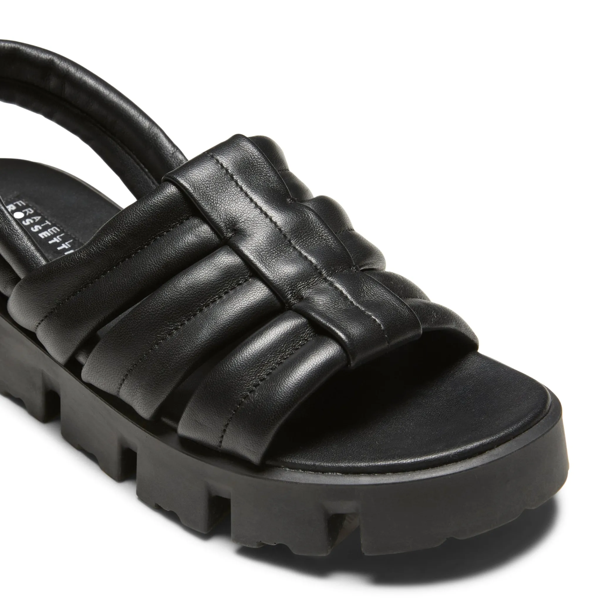 Fashion Milk-white Leather Sandal | Damen FLUFFY SANDAL|SANDALEN