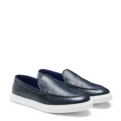 Clearance Mocassino Uomo In Pelle Blu- Herren LIGHTNESS STEPS|MOKASSINS