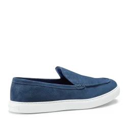 Online Mocassino Uomo In Suede Blu- Herren LIGHTNESS STEPS|MOKASSINS