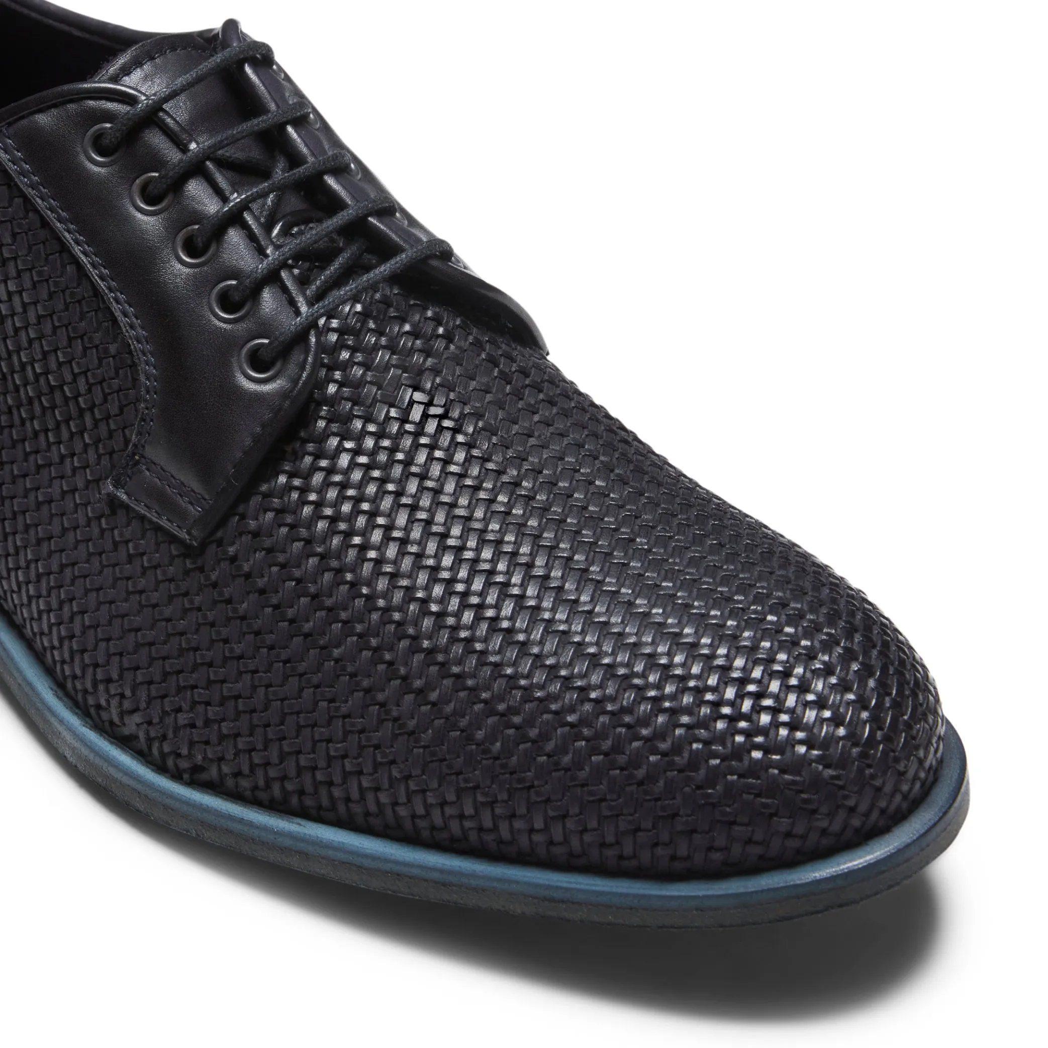 Hot Woven Leather Lace-up Shoe | Herren SCHNÜRSCHUHE