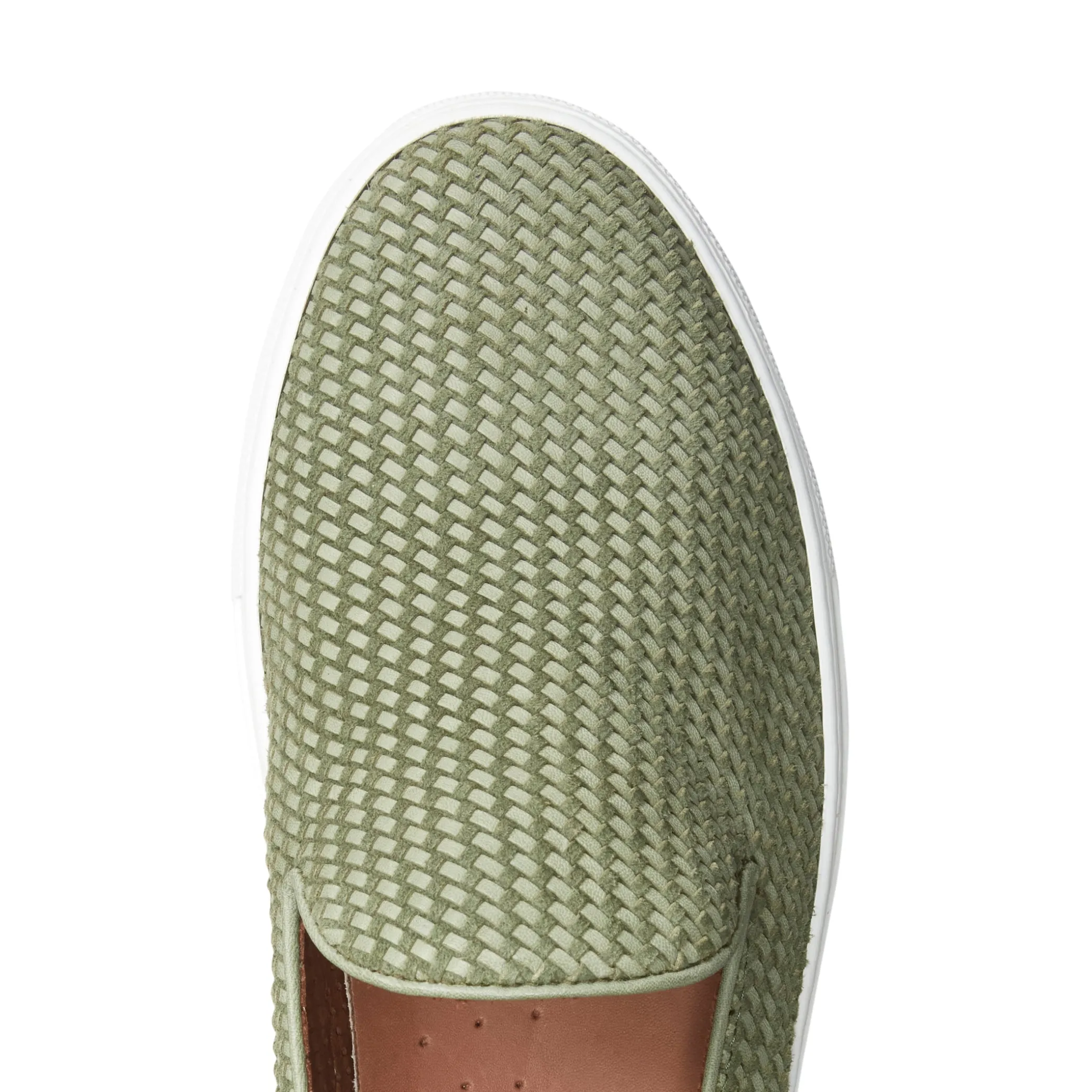 New Green Woven Suede Slipper | Herren LIGHTNESS STEPS|SLIP-ON