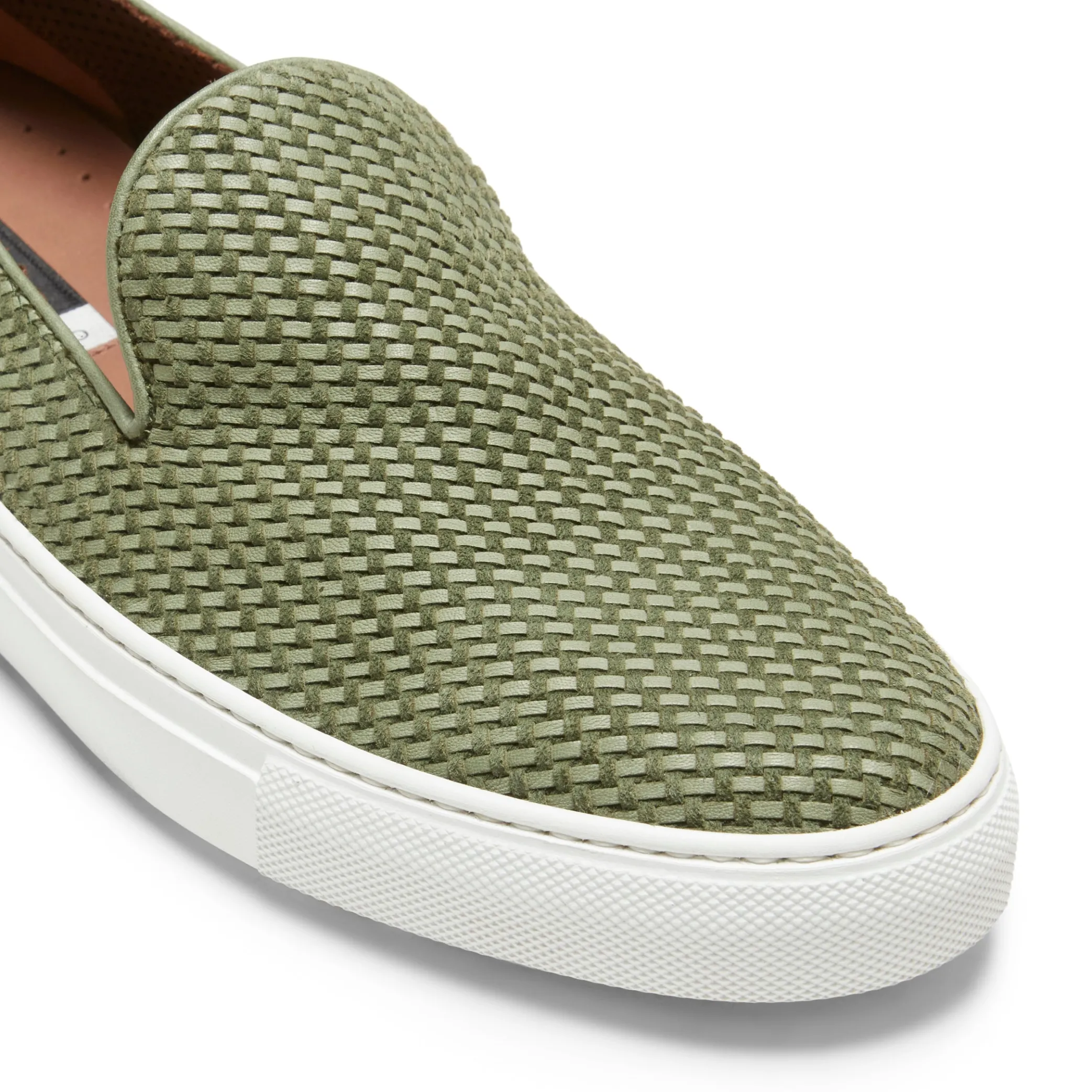New Green Woven Suede Slipper | Herren LIGHTNESS STEPS|SLIP-ON