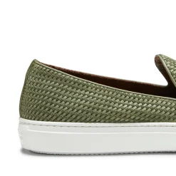 New Green Woven Suede Slipper | Herren LIGHTNESS STEPS|SLIP-ON