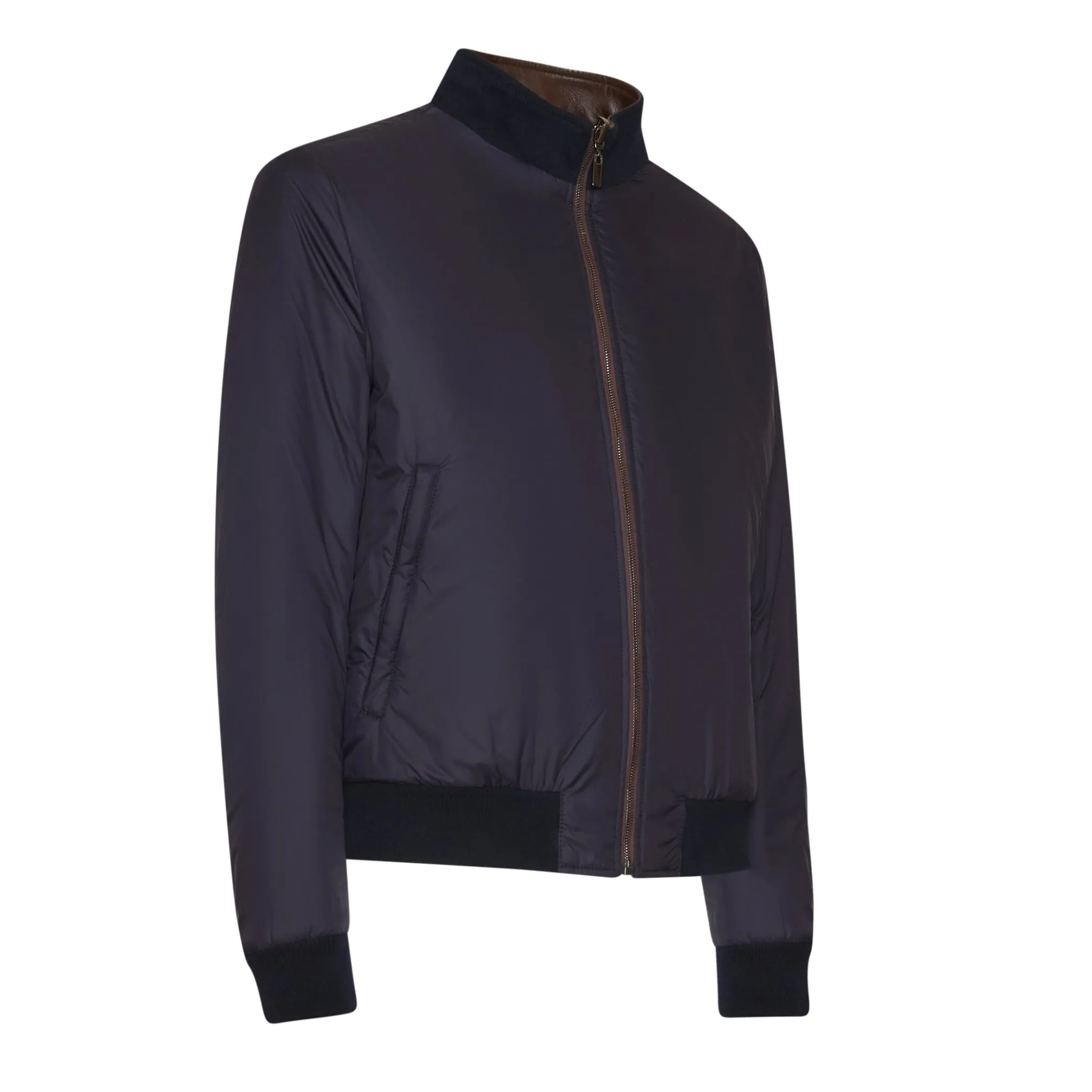Best Sale Reversible Nappa Leather Bomber Jacket | Herren KLEIDUNG