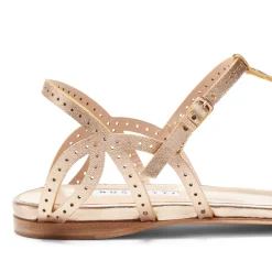Best Sale Sandalo Donna In Pelle Oro- Damen GARDEN PARTY|SANDALEN
