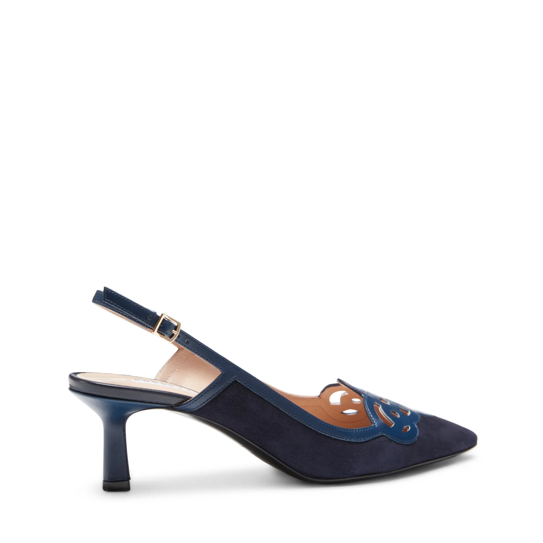 Cheap Sandalo Donna In Suede Blu- Damen TIMELESS ELEGANCE|PUMPS