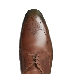 Cheap Tobacco Brown/green Leather Lace-up Shoe | Herren SCHNÜRSCHUHE