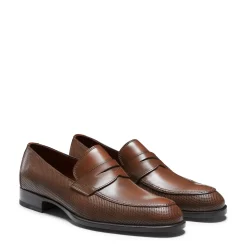 Sale Tobacco Couloured- Leather Loafer Herren MOKASSINS