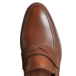 Sale Tobacco Couloured- Leather Loafer Herren MOKASSINS